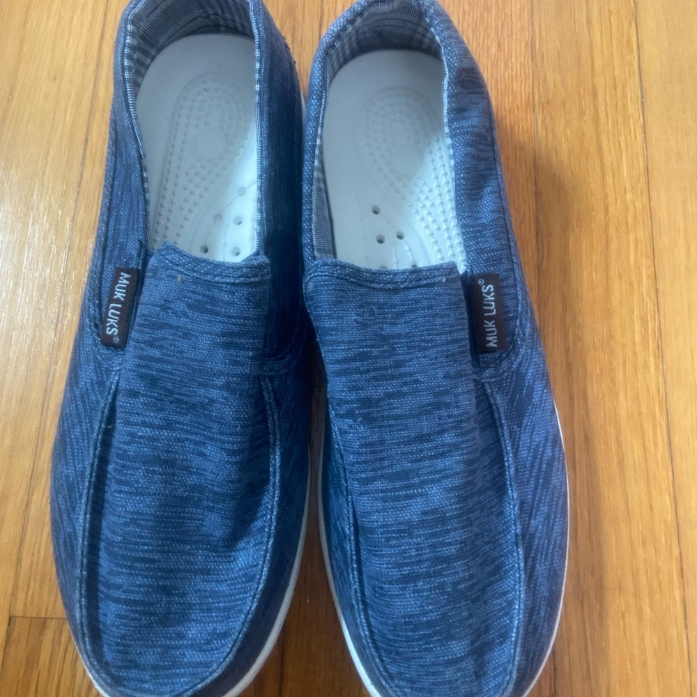 Men's Blue MukLuks Slip-On Shoes